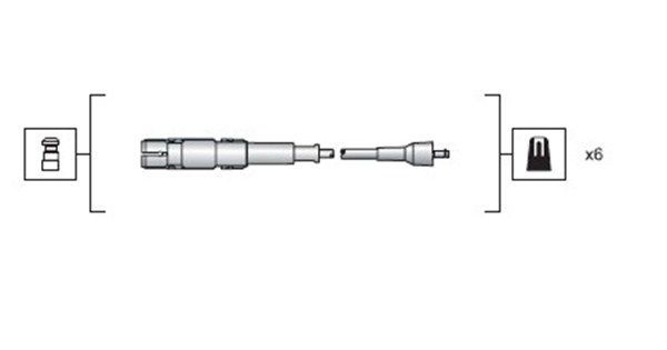Juego de cables de bujias Mercedes ML/GLE  desde 98,38 €